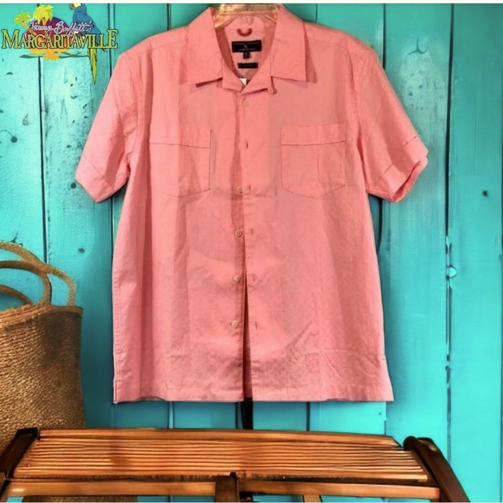 2XL Margaritaville Island Reserve Short Sleeve Shirt XXL Cudjoe Men’s Button Up